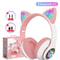 LED Cat Ear Wireless Headphones With Microphone 10
