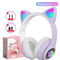 LED Cat Ear Wireless Headphones With Microphone 7
