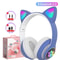 LED Cat Ear Wireless Headphones With Microphone 8