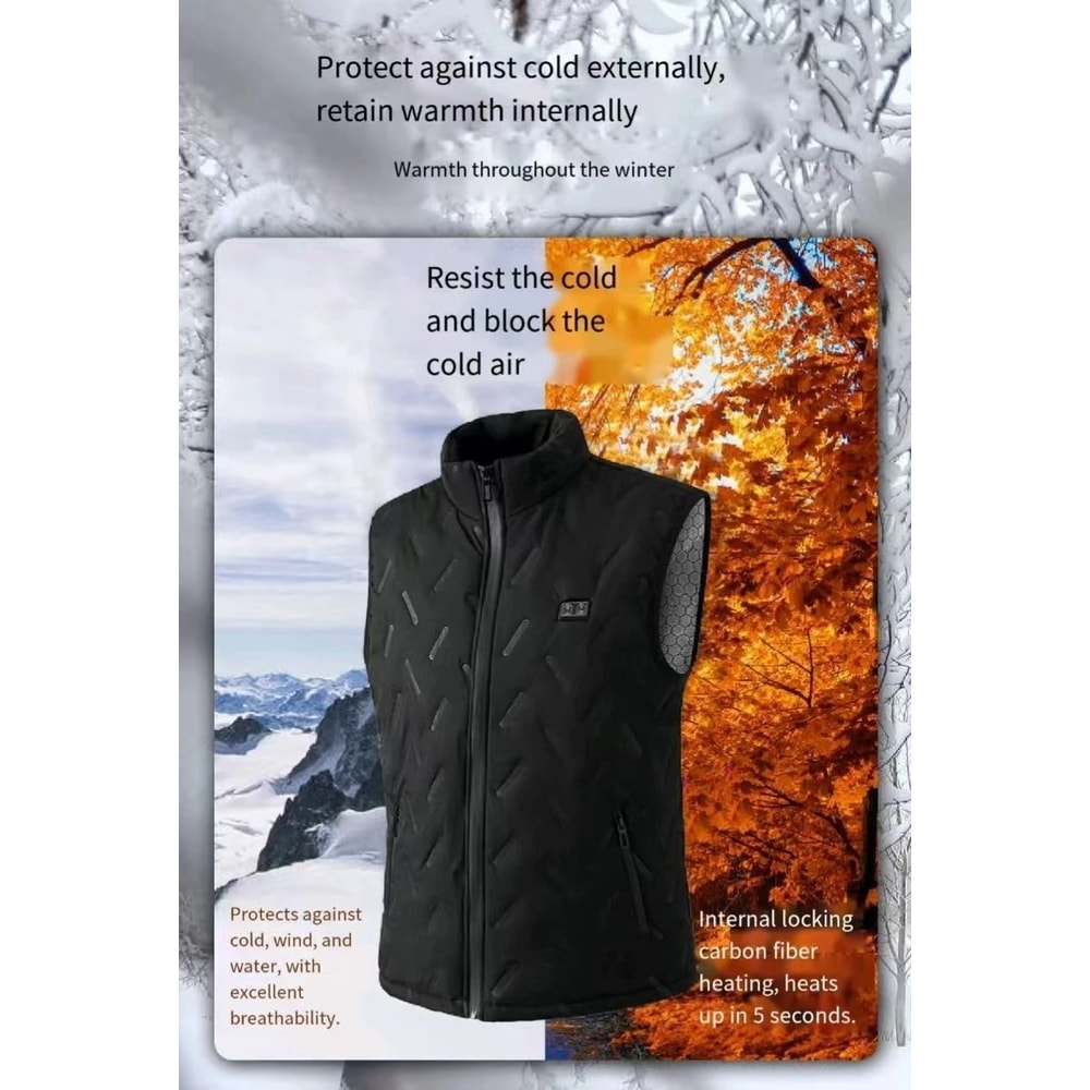 Dual Control Heated Vest With 9Zone Warming System 1