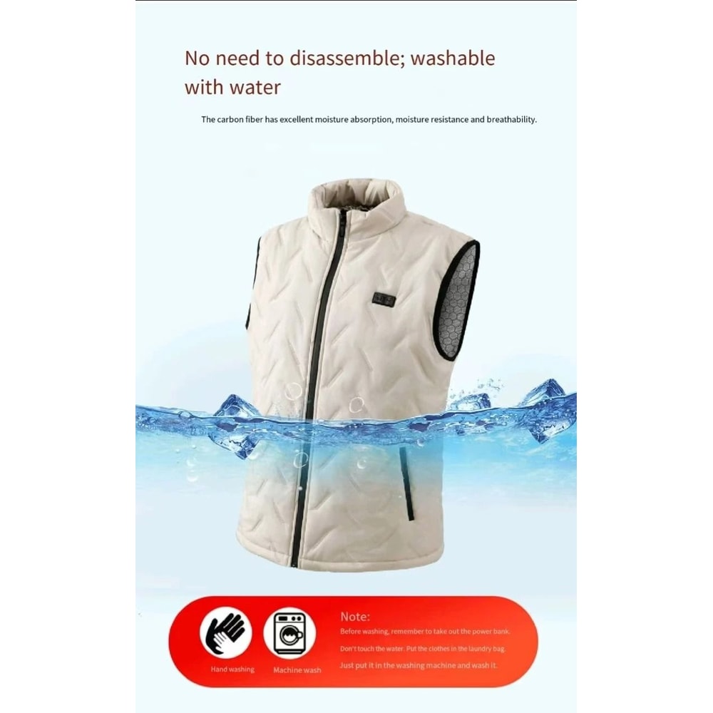 Dual Control Heated Vest With 9Zone Warming System 2