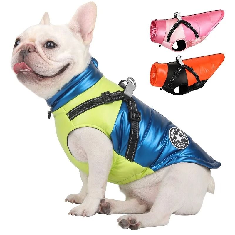 Waterproof Winter Dog Vest With Reflective Harness 4