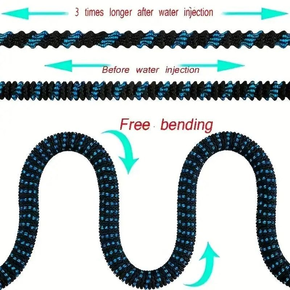 Expandable High Pressure Garden Hose For Easy Watering And Cleaning 2