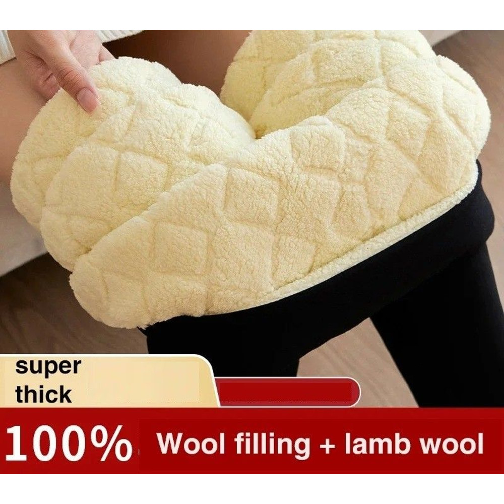 Womens Extra Thick Thermal Leggings With High Waist Design 0