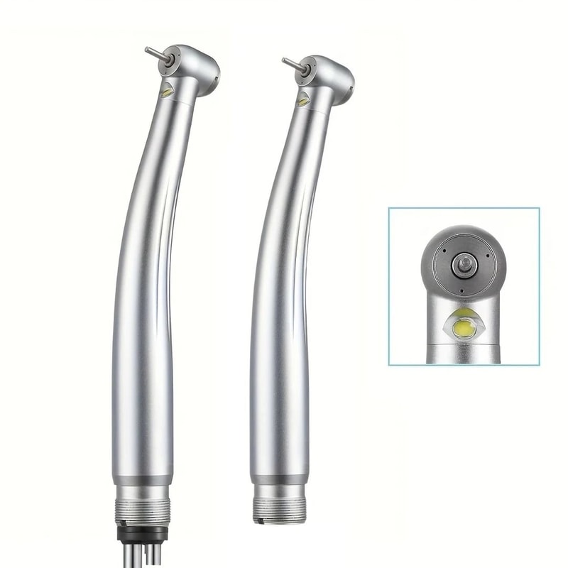 High Speed Dental Handpiece With LED Light And Push Button Control 4