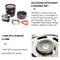 Outdoor Camping Cooking System With Gas Burner And Cookware Set 1