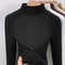 Womens Thermal Long Sleeve Top With Half High Collar 5