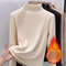 Womens Thermal Long Sleeve Top With Half High Collar 6