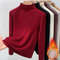Womens Thermal Long Sleeve Top With Half High Collar 9