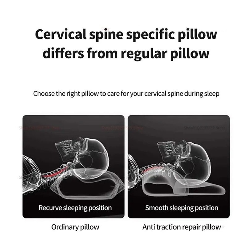 Ergonomic Memory Foam Cervical Pillow For Neck And Shoulder Pain Relief 4