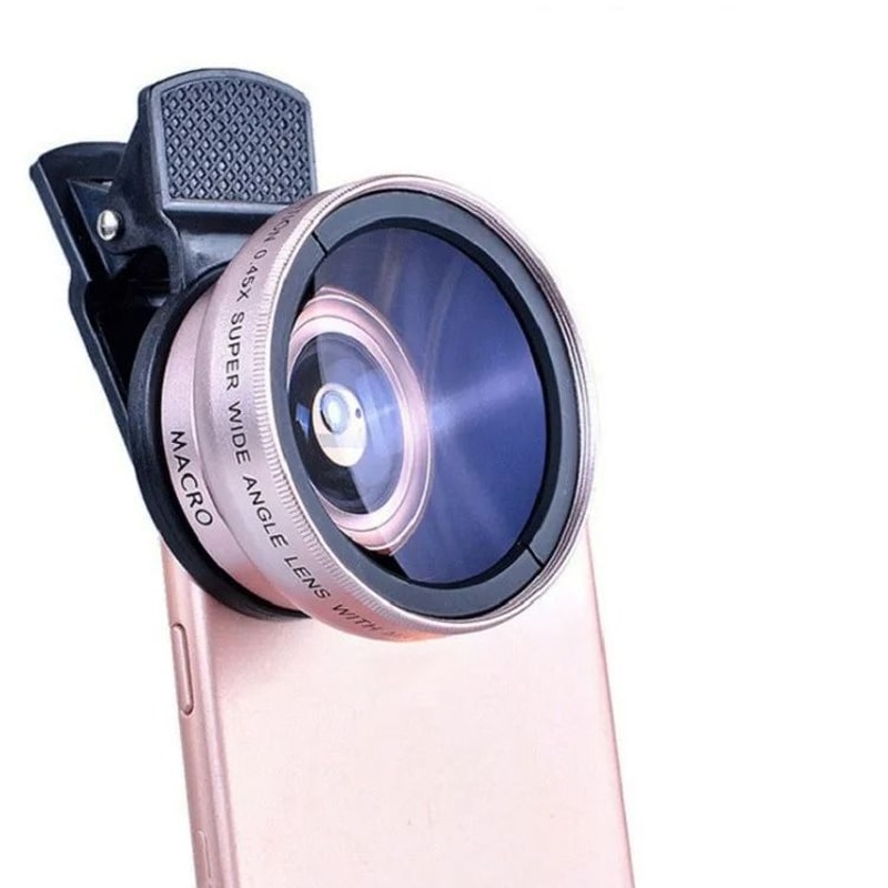 Professional Wide Angle And Macro Lens Kit For Smartphones 0