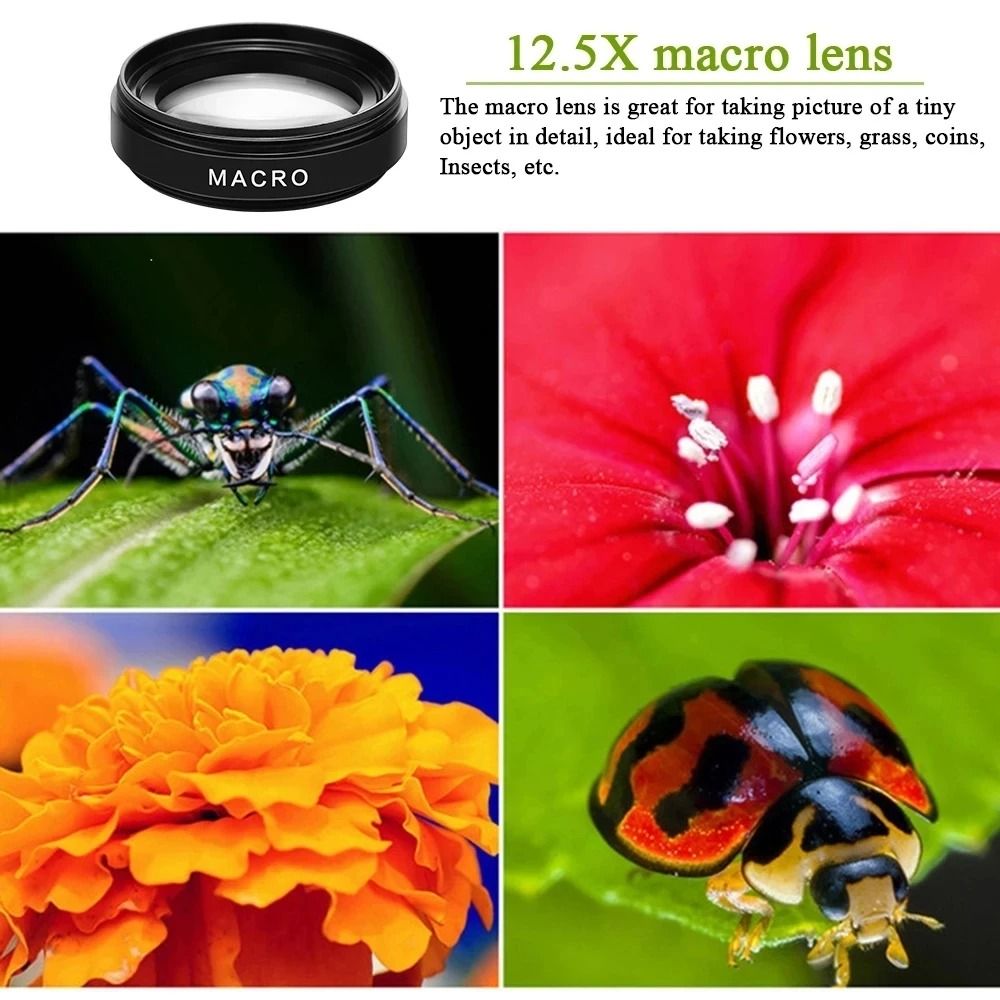 Professional Wide Angle And Macro Lens Kit For Smartphones 2