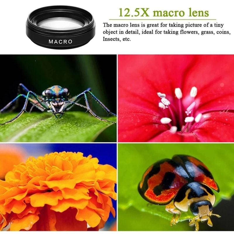 Professional Wide Angle And Macro Lens Kit For Smartphones 2
