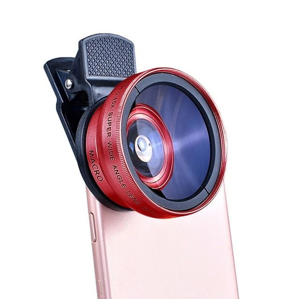 Professional Wide Angle And Macro Lens Kit For Smartphones 9