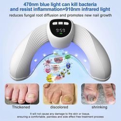 laser nail fungus treatment device for healthy toenails and fingernails