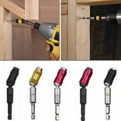 magnetic hex screwdriver bit extension rod and quick change drill guide