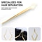 Precision Anti Static Stainless Steel Tweezers For Eyelash And Nail Art 4
