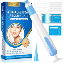 2 in 1 painless skin tag and mole removal kit for clearer skin