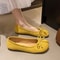 Womens Japanese Style Tabi Leather Flats With Split Toe Design 11
