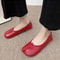 Womens Japanese Style Tabi Leather Flats With Split Toe Design 15
