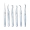 Precision Stainless Steel Tweezers For Eyelash Extensions 0