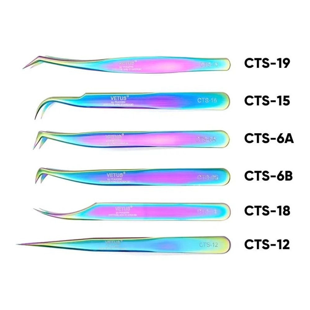 Precision Stainless Steel Tweezers For Eyelash Extensions 2