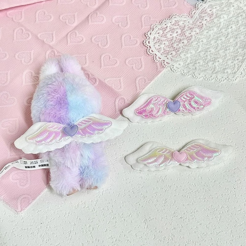 Cute Doll Clothes And Wing Headband Set For Labubu 30 Figures 1