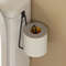 Wall Mount Toilet Paper Holder With No Drill Easy Installation 0
