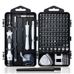 precision magnetic screwdriver set with multi bit options for electronics and home repair