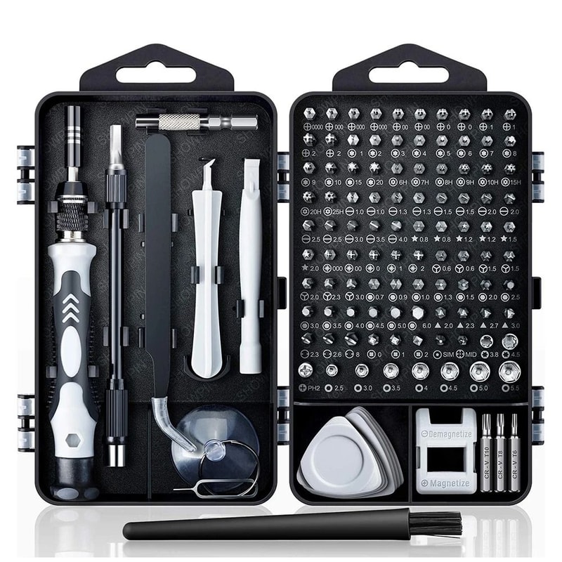 Precision Magnetic Screwdriver Set With Multi Bit Options For Electronics And Home Repair 0