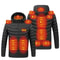 Smart Heated Winter Parka Jacket With Adjustable USB Heating And Thermostat Control 8