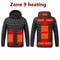Smart Heated Winter Parka Jacket With Adjustable USB Heating And Thermostat Control 15