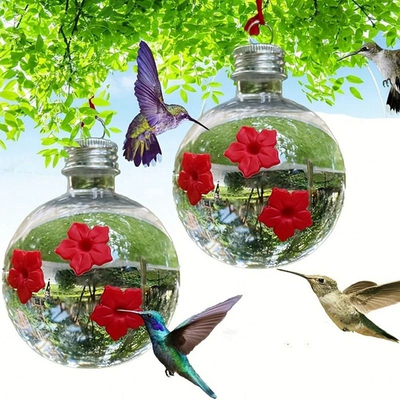 Leak Proof Hummingbird Feeder For Outdoor Gardens 0