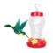 Outdoor Hanging Bird Water Feeder With Flower Design 0