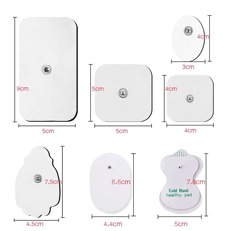 Reusable Electrode Gel Pads For Muscle Stimulator And Therapy Machines 1