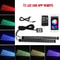 LED Car Interior Ambient Light Kit With Music And Remote Control 22