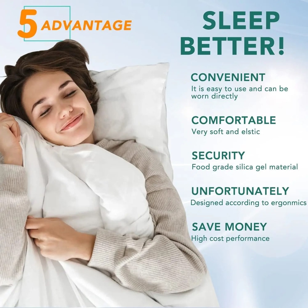 Anti Snoring Silicone Nose Clip For Peaceful Sleep 4