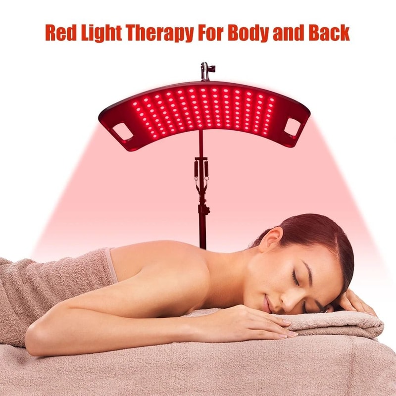 Red Light Therapy Lamp For Face And Body With Adjustable Stand 1