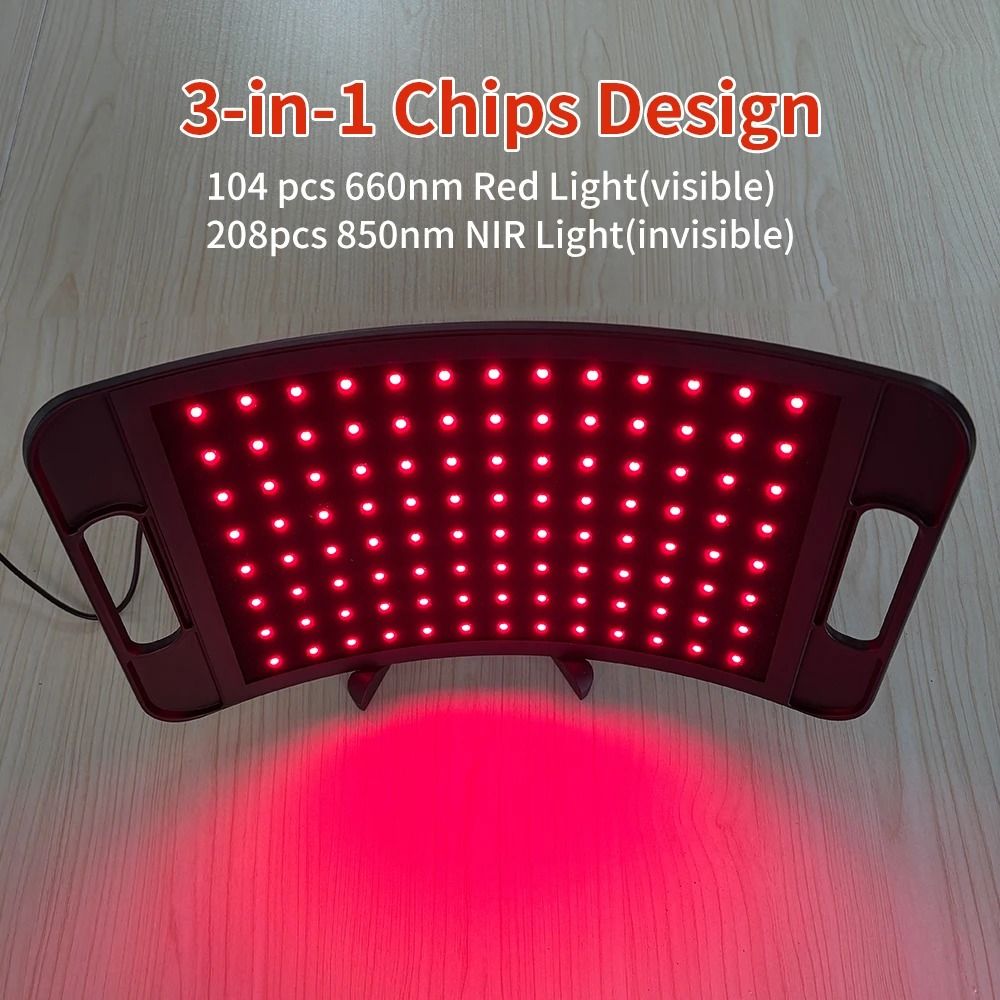 Red Light Therapy Lamp For Face And Body With Adjustable Stand 4