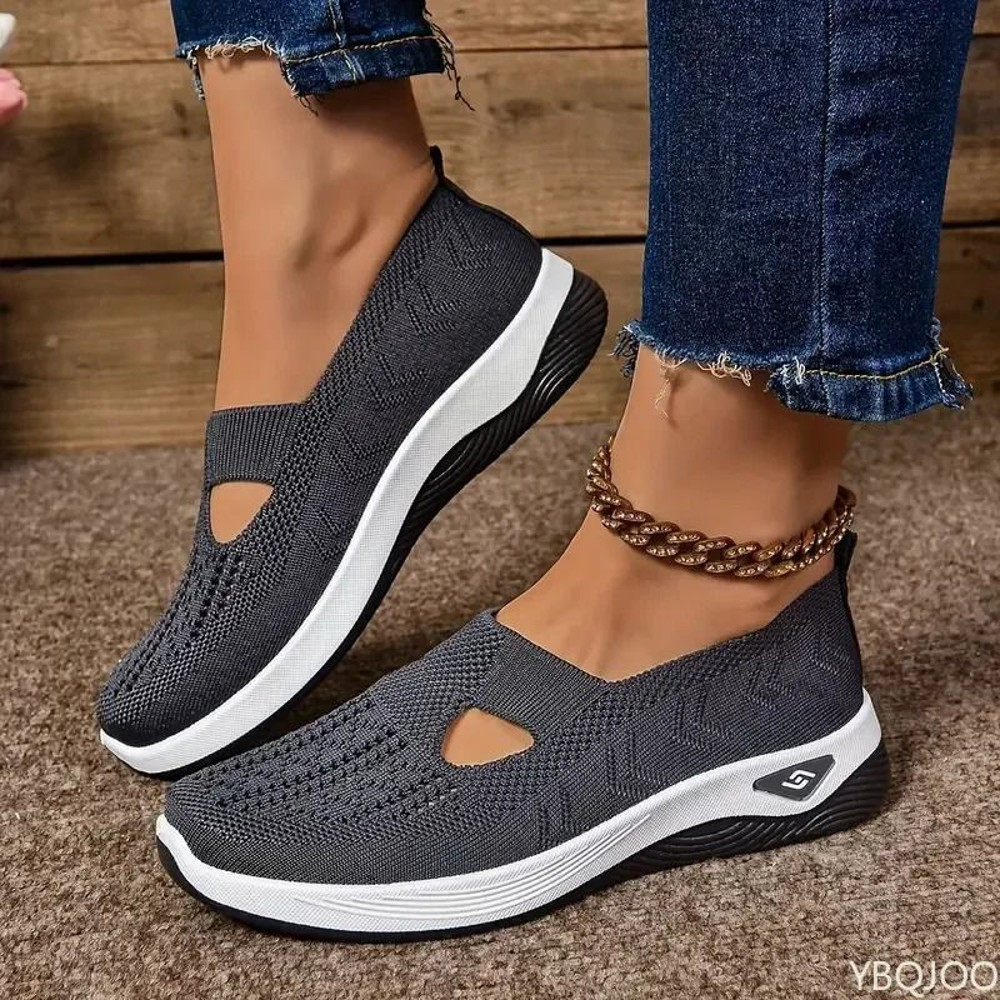 Breathable Mesh Platform Sneakers For Women 5