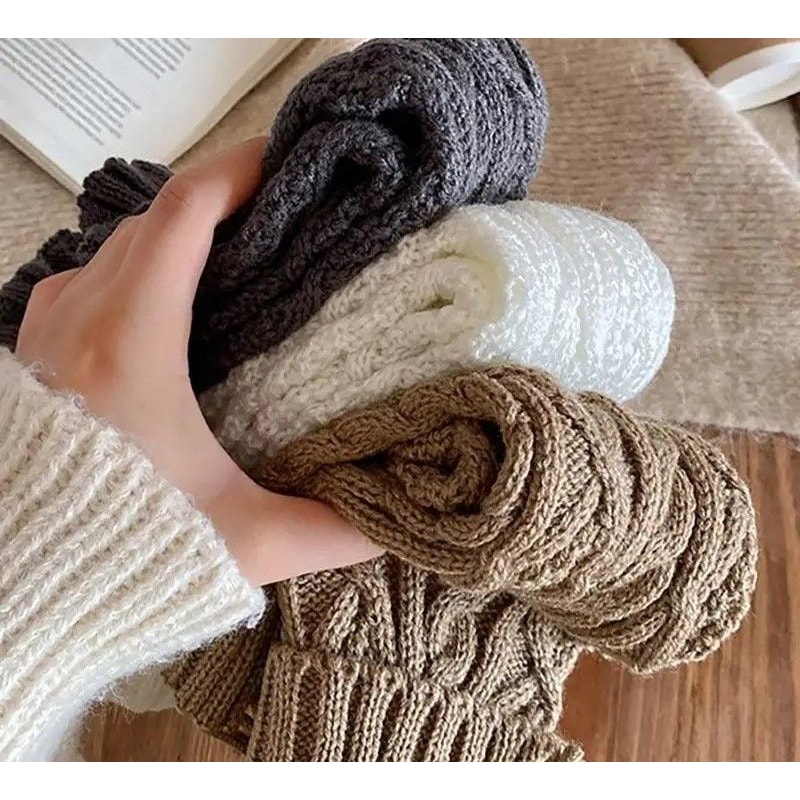 Soft Knit Leg Warmers For Women And Teens 3