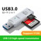 High Speed Dual USB Card Reader Adapter For PC And Laptop 0