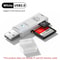 High Speed Dual USB Card Reader Adapter For PC And Laptop 6