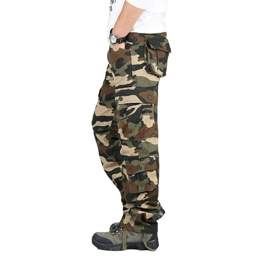 Mens Outdoor Tactical Work Pants With Multi Pockets 12