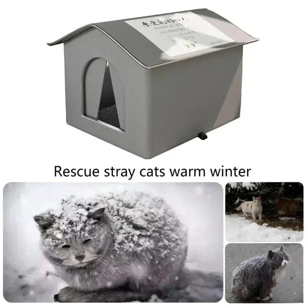 Outdoor Waterproof Pet Shelter For Cats And Small Dogs 3