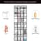 Over The Door Hanging Shoe Organizer With 24 Large Mesh Pockets 3