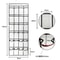 Over The Door Hanging Shoe Organizer With 24 Large Mesh Pockets 5