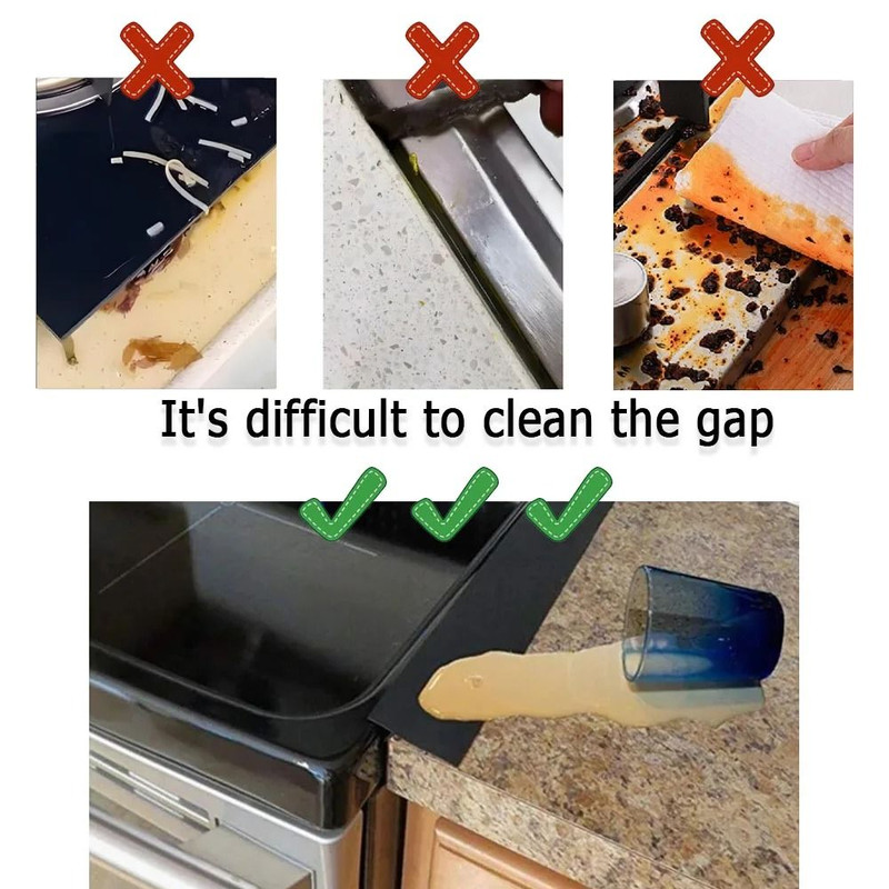 Silicone Kitchen Gap Sealing Strip 4