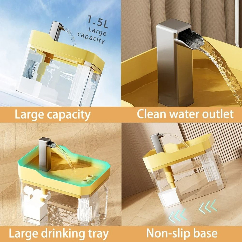 Automatic Cat Water Fountain With Filter And USB Pump 3