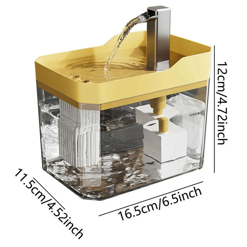 Automatic Cat Water Fountain With Filter And USB Pump 4